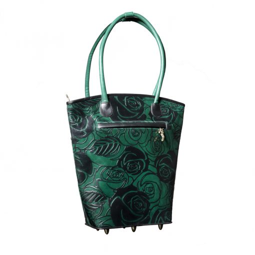 luxury leather bag Vivaldi Green