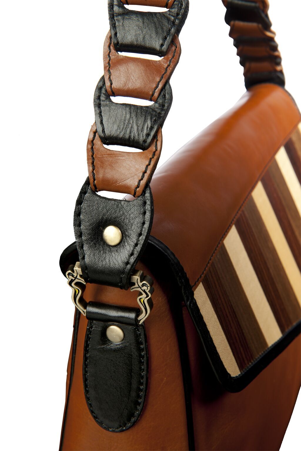 luxury leather bag Beethoven strap
