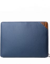luxury mens portfolio case blue alcina