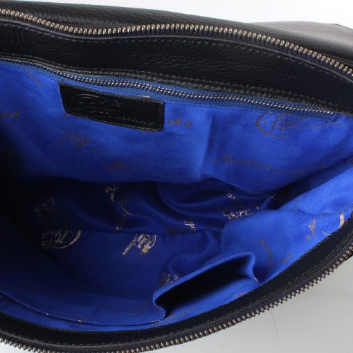 luxury leather bag rigoletto inside