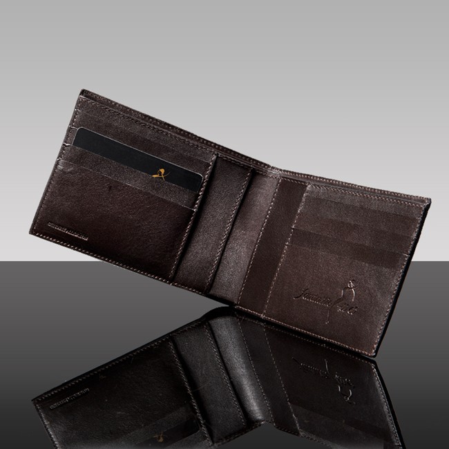luxury leather wallet rodrigo inside
